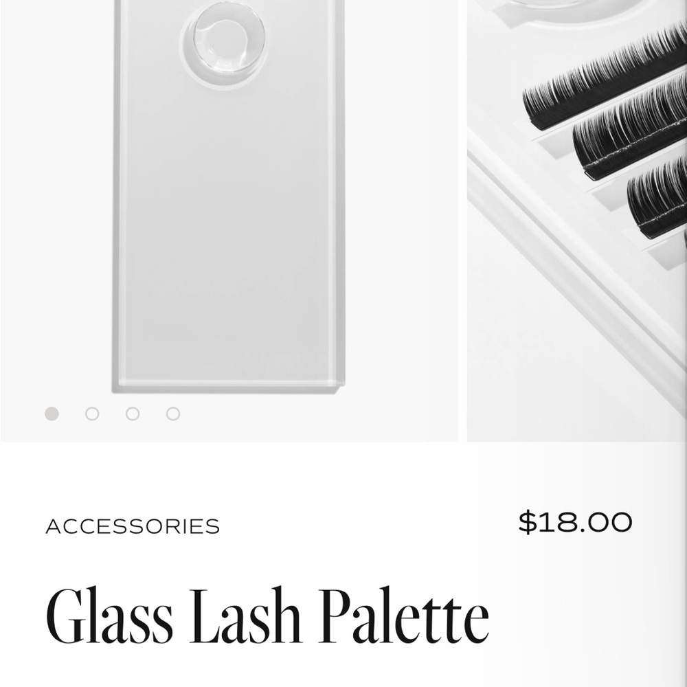 lash glass holder